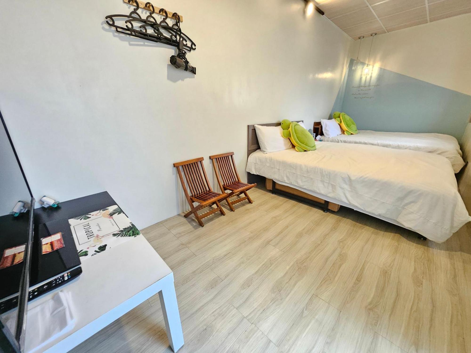 舞浪海景旅店 Hotell Xiaoliuqiu Rom bilde